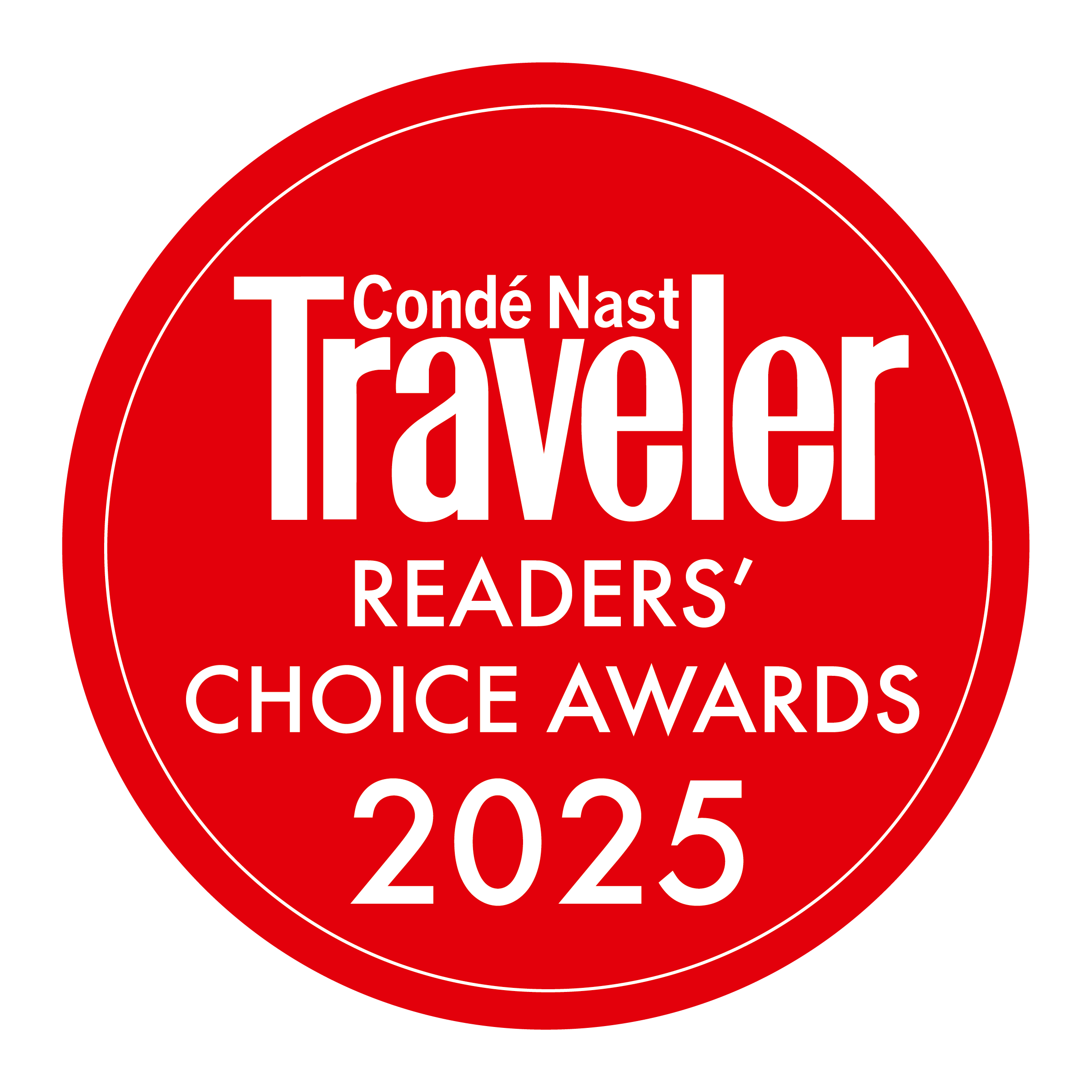 Condé Nast Traveler Readers’ Choice Awards 2025